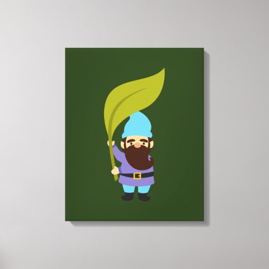 Cute tuingnomen leuk canvas afdruk (Voorkant)