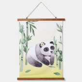 Cute Tumbling Panda Collectie Hangend Wandkleed (Voorkant)