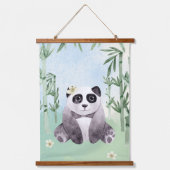 Cute Tumbling Panda Collectie Hangend Wandkleed (Voorkant 2)