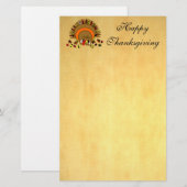 Cute Turkey Briefpapier (Voorkant / Achterkant)