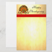 Cute Turkey Briefpapier (Voorkant / Achterkant)