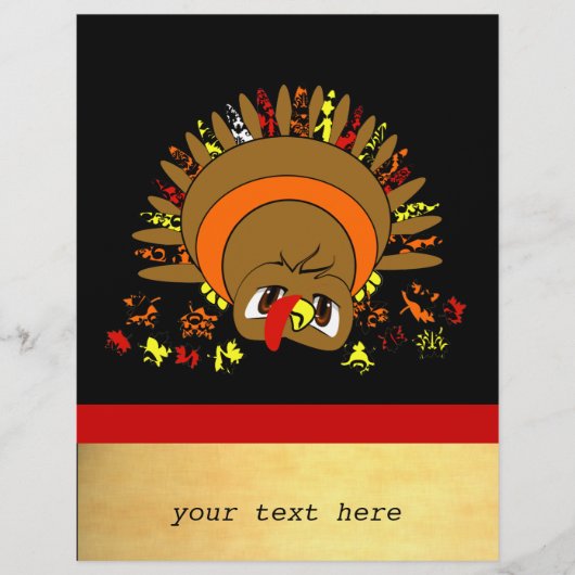 Cute Turkey Flyer (Voorkant)