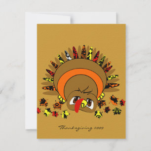 Cute Turkey Kaart