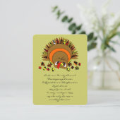 Cute Turkey Kaart (Staand voorkant)