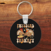 Cute Turkey Physical Therapy Pt Pta Fall Autumn Th Sleutelhanger (Voorkant)