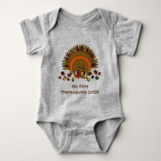 Cute Turkey Romper (Voorkant)