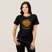 Cute Turkey Tri-Blend Shirt (Voorkant volledig)