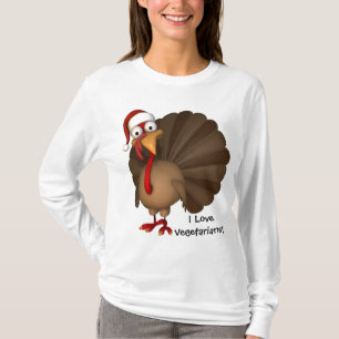 Cute Turkey Vegetarian Shirt - Tiener & vrouw