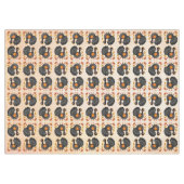 Cute Turquie Bon thanksgiving nappe (Devant (Horizontal))