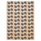 Cute Turquie Bon thanksgiving nappe (Devant)