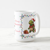 Cute Turtle Christmas Mug (Devant droit)