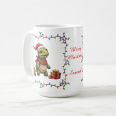 Cute Turtle Christmas Mug Koffiemok (Voorkant links)