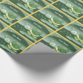 Cute Turtle Custom Gift Wrap Cadeaupapier (Hoek)