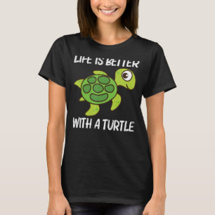 Cute Turtle for Men Zee Turtle Reptile Anima T-shirt