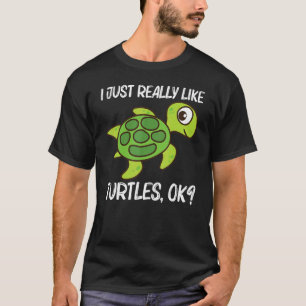 Cute Turtle for Men Zee Turtle Reptile Anima T-shirt