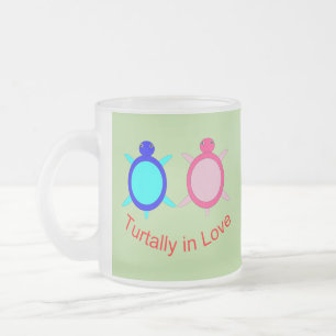 Cute Turtle-Mok Matglas Koffiemok