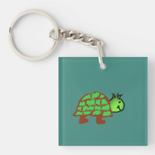 Cute Turtle Sleutelhanger (voorkant)