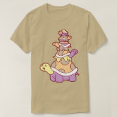 Cute Turtle Stack T-shirt (Design voorkant)