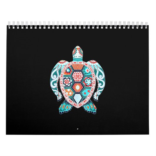 Cute Turtle - Zee Turtle Zee Ccean Beach Lover Kalender (Hoes)
