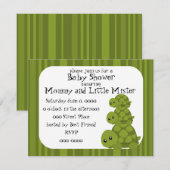 Cute Turtles Drie Kaart (Voorkant / Achterkant)