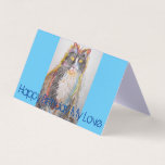 Cute Tuxedo Chat Dessin Amour Carte Anniversaire<br><div class="desc">Cute Tuxedo Chat Dessin Amour Carte Anniversaire. Un jeu de cartes magnifique ! Conçu à partir d'une de mes aquarelles originales.</div>