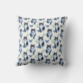 Cute Tuxedo Chat Motif Coussin (Verso)