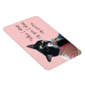 Cute Tuxedo Chat Pensez aux Magnets de la paix (Côté Droit)