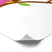 Cute Twins Eigenaar van Branch Girl Boy Birthday B Poster (Hoek)