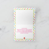 Cute TWO-tti Frutti Fruits 2e verjaardag Bedankkaart (Binnen)