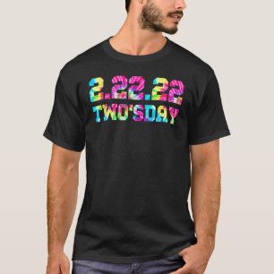 Cute Two'sday 2 22 22 Stropdas van de Groep van de T-shirt
