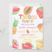Cute Twotti Frutti Invitation Anniversaire (Devant)
