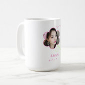 Cute Tzuyu Kpop Twice Teen esthetic Koffiemok (Voorkant links)