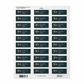 Cute uft aangepaste tekst groen etiket (Full Sheet)