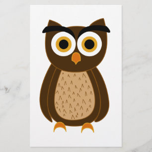 Cute uil briefpapier