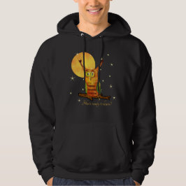 Cute Uil Waterverf Stijl Naam Schooljaar op Achter Hoodie