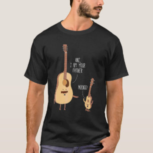 Cute Uke Ik ben je vader Ukulele Guitar Music T-shirt