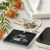 Cute Ultrasound Afbeelding Gift Sonogram Sleutelhanger (Voorkant Rechts)