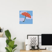 Cute Umbrella Posters (Thuiskantoor)