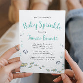 Cute Under the Sea Ocean Baby Sprinkle Invitation