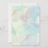 Cute under the sea watercolor Invitation Anniversa (Dos)