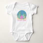Cute Undersea Quote Starfish Illustration Romper (Voorkant)