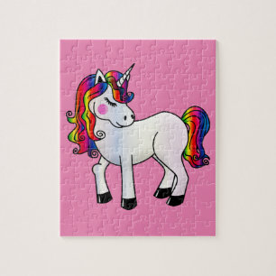 CUTE UNICORN 8X10 JIGSAW Puzzle Legpuzzel