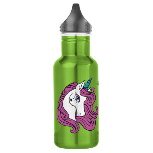 Cute Unicorn aangepaste waterflessen Waterfles