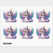 Cute Unicorn avec Sticker Stars (Feuille)