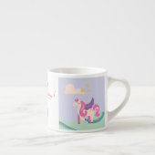 Cute Unicorn Birthday Theme Mug Espresso Kop (Rechts)