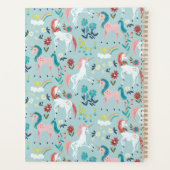 Cute Unicorn Blue filles (Dos)