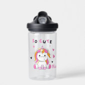 Cute Unicorn Bouteille d'eau (Avant)