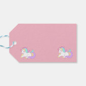 Cute Unicorn. Cadeaulabel (Achterkant Horizontaal)