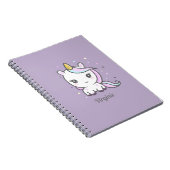 Cute Unicorn Carnet violet (Côté Droit)