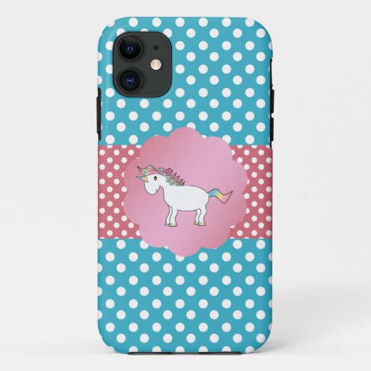 Cute unicorn Case-Mate iPhone case (Achterkant)